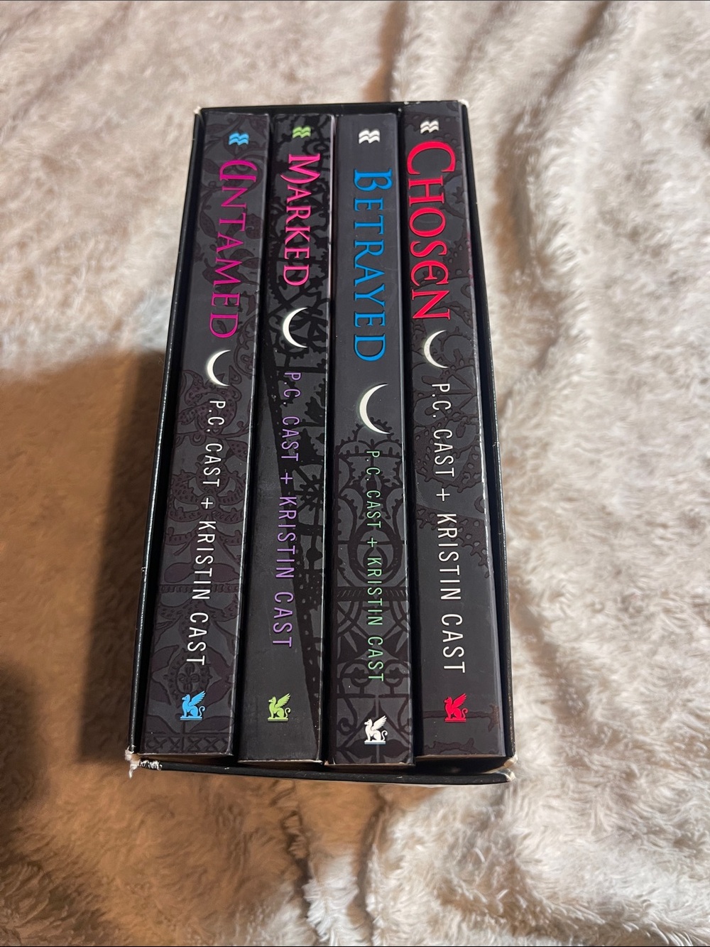 House of Night Paperback Boxed Set - Black with Color Accents